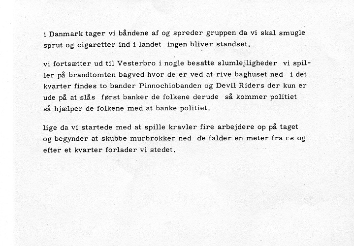Hans dagbog side 4 Furekåbens tur til Oslo 1979